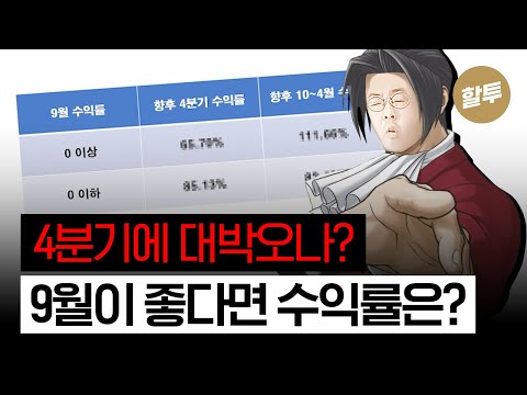 1323. 9월 미국주식, 코인 굿! 4분기에 상승 지속될까?