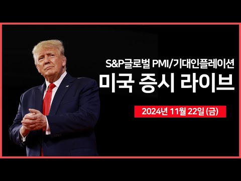 [24년 11월 22일 금] 경제지표: S&P글로벌 PMI, 미시간대 소비자심리/오픈AI, 자체 웹 브라우저 개발 검토/애플, 대화형 Siri 준비중? - 오선의 미국 증시 라이브