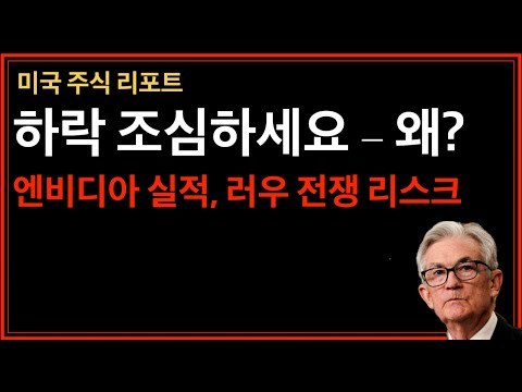 위험한 신호가 나오고있다 - 엔비디아, 테슬라, SOXL, 아이온큐, 미국주식