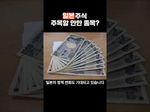 일본 주식 주목할 만한 종목은?