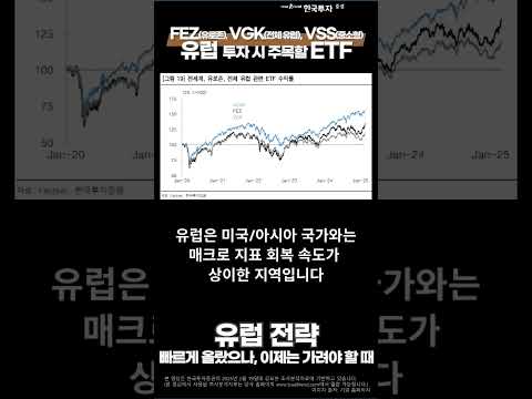 📢지아의리포트⛲유럽 기업/ETF🌎빠르게 올랐으나, 이제는 가려야 할 때